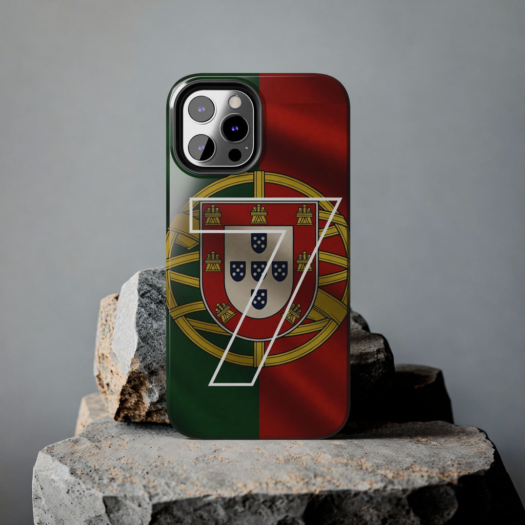 Portugal Flag Number 7 Phone Case