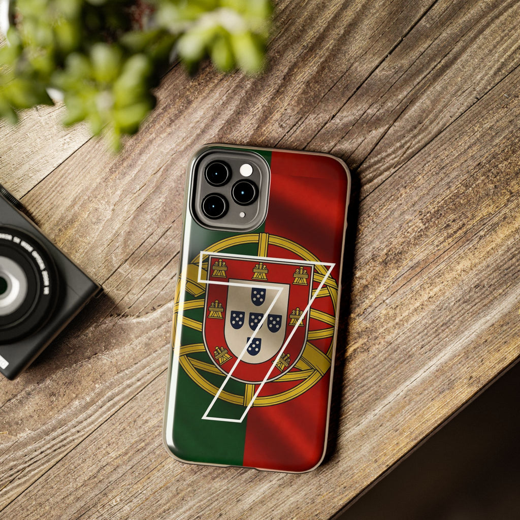 Portugal Flag Number 7 Phone Case