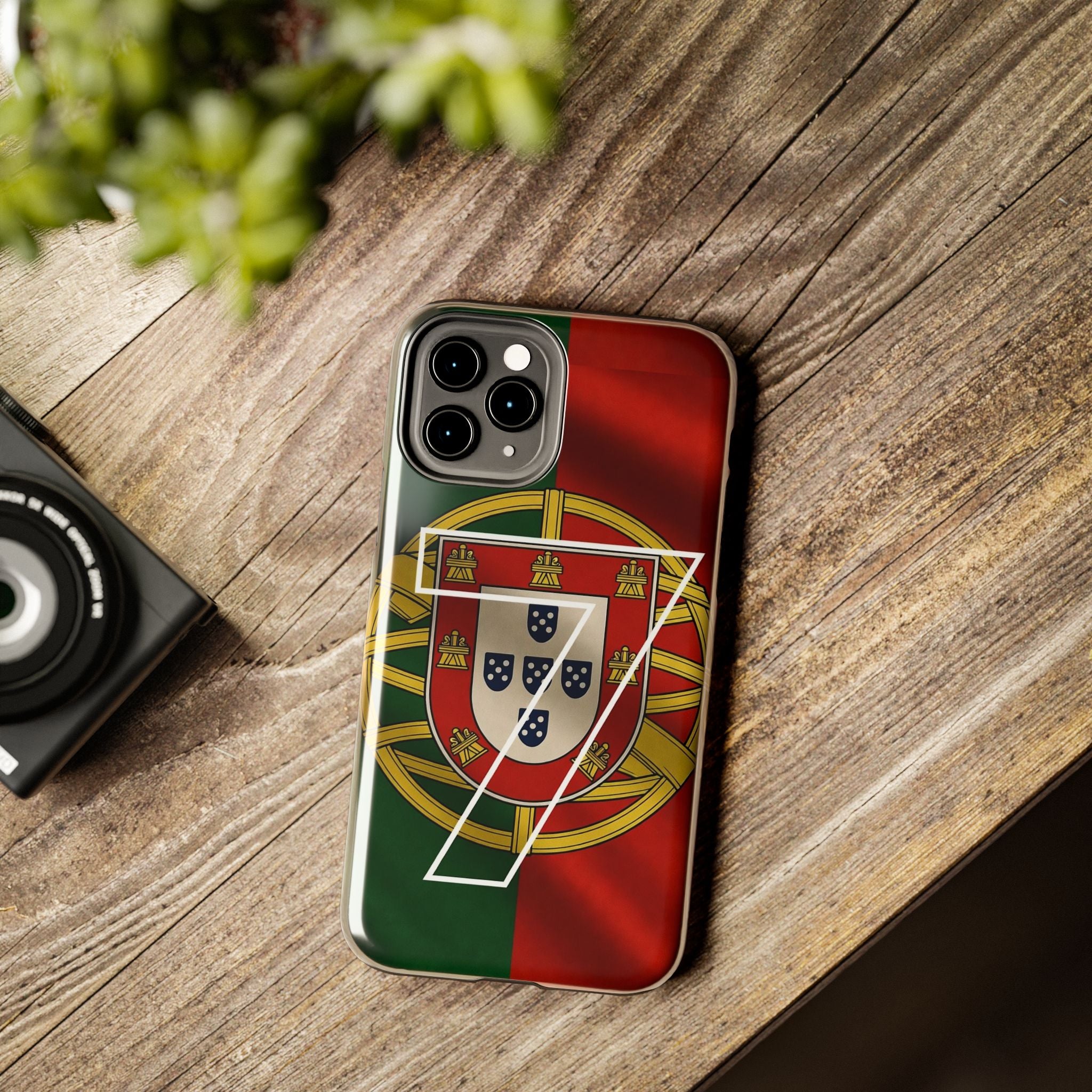Portugal Flag Number 7 Phone Case