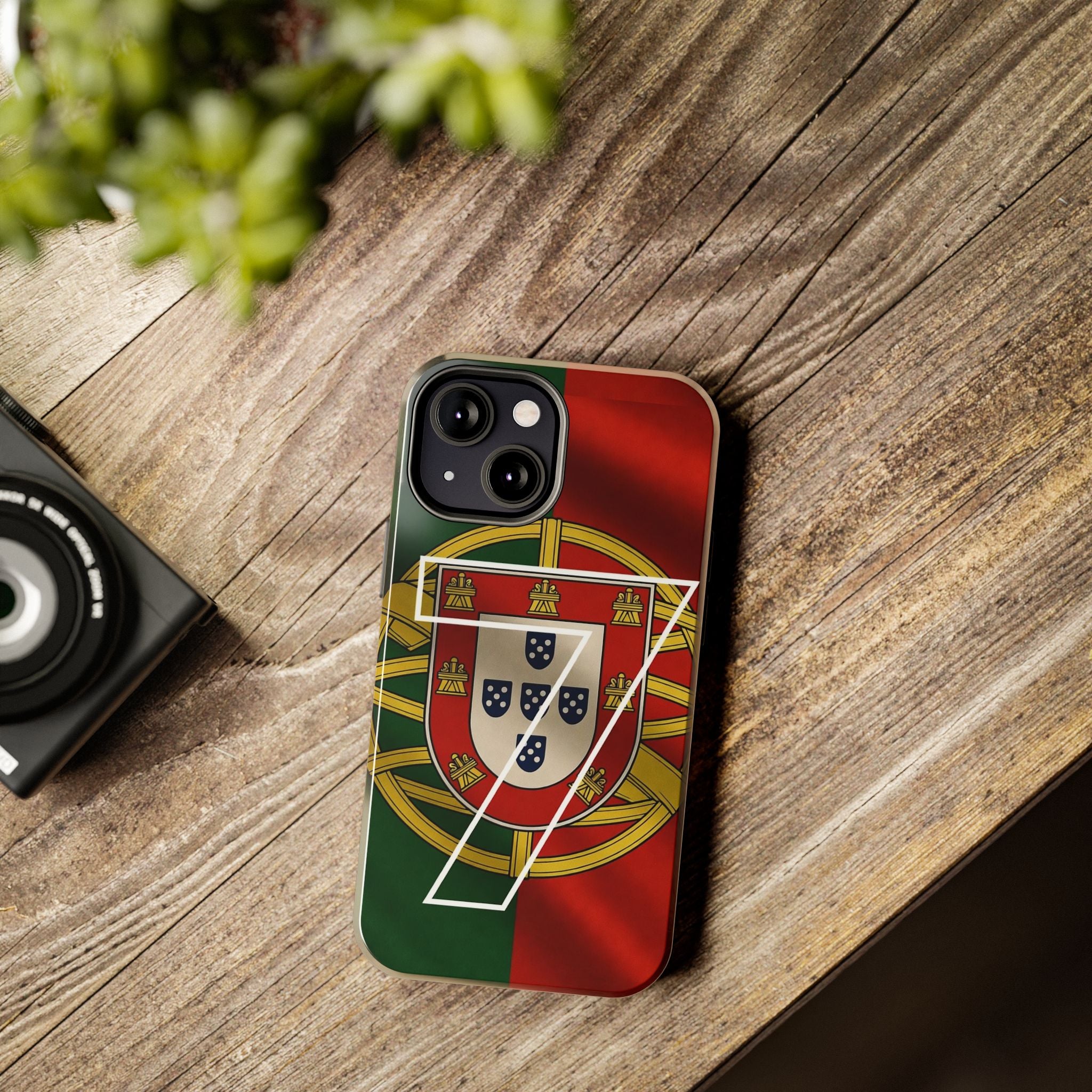 Portugal Flag Number 7 Phone Case