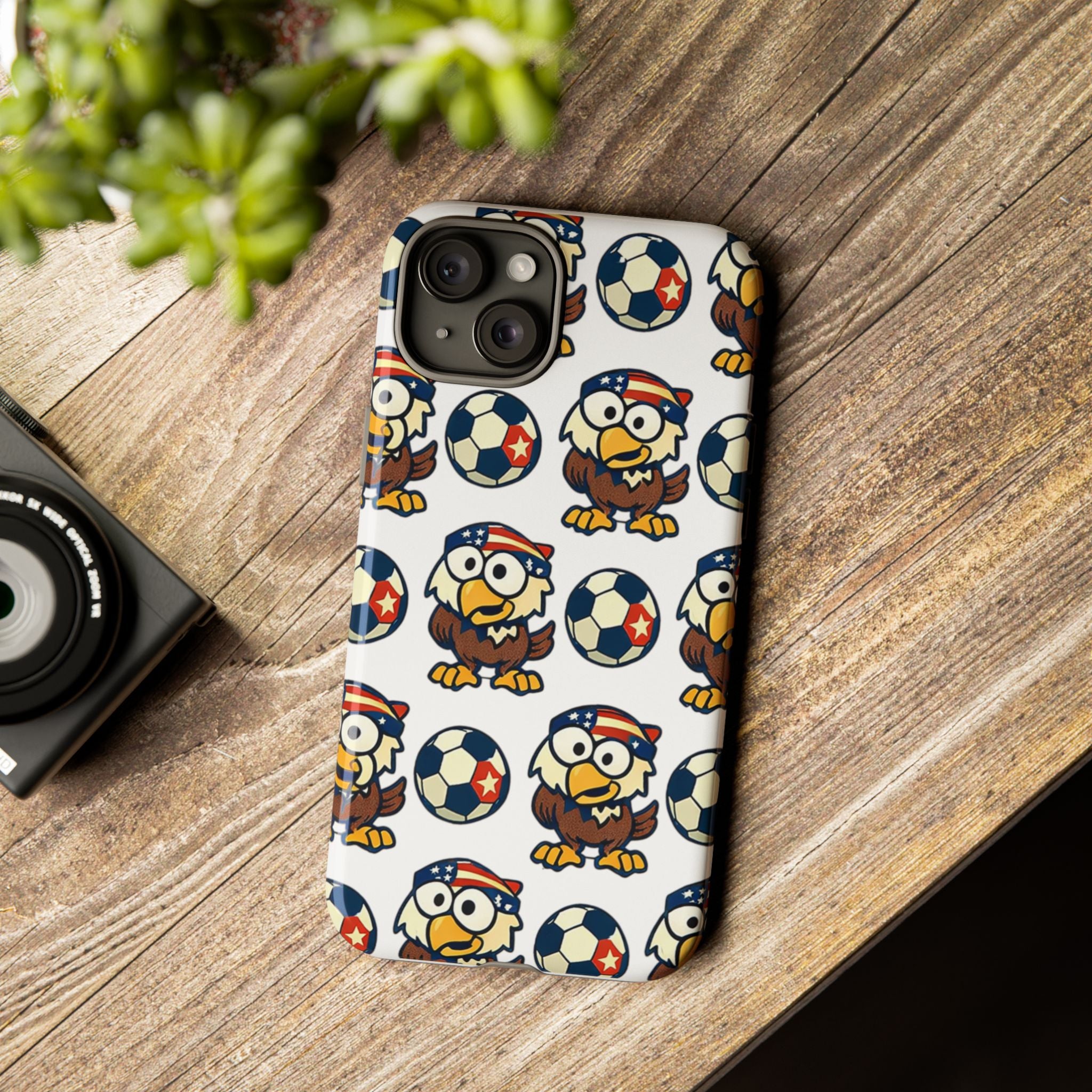 Eagle Soccer Pattern Phone Case