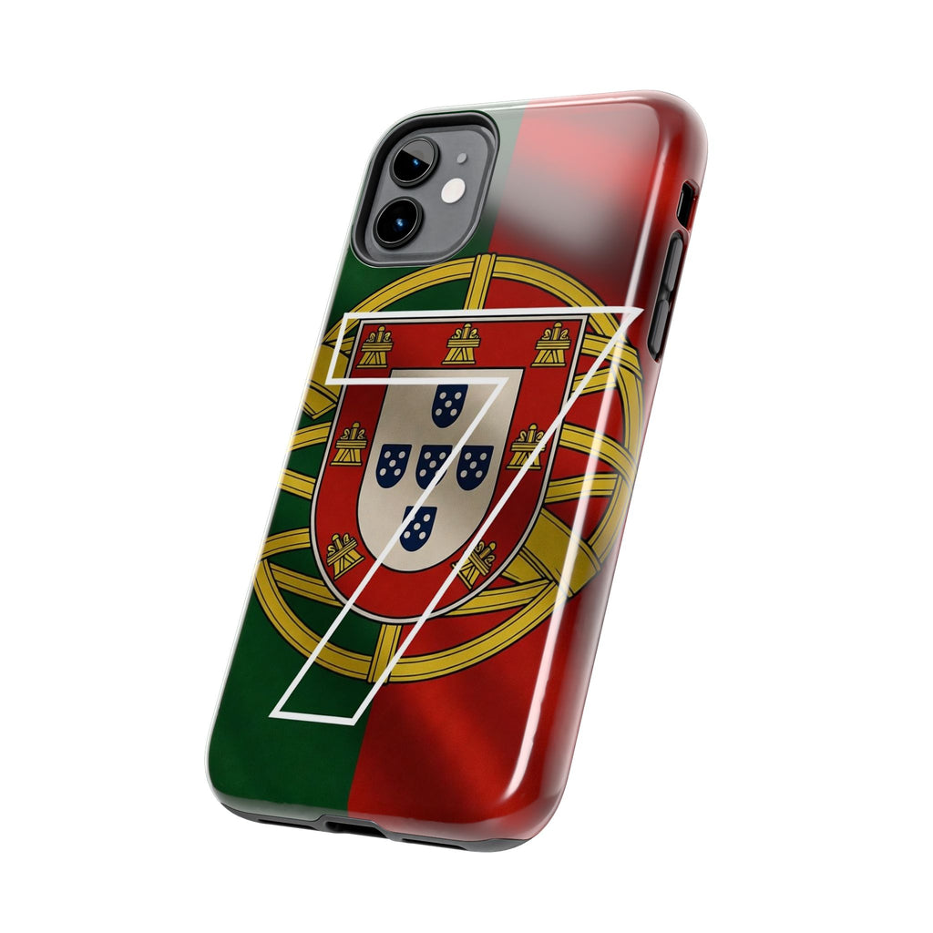 Portugal Flag Number 7 Phone Case