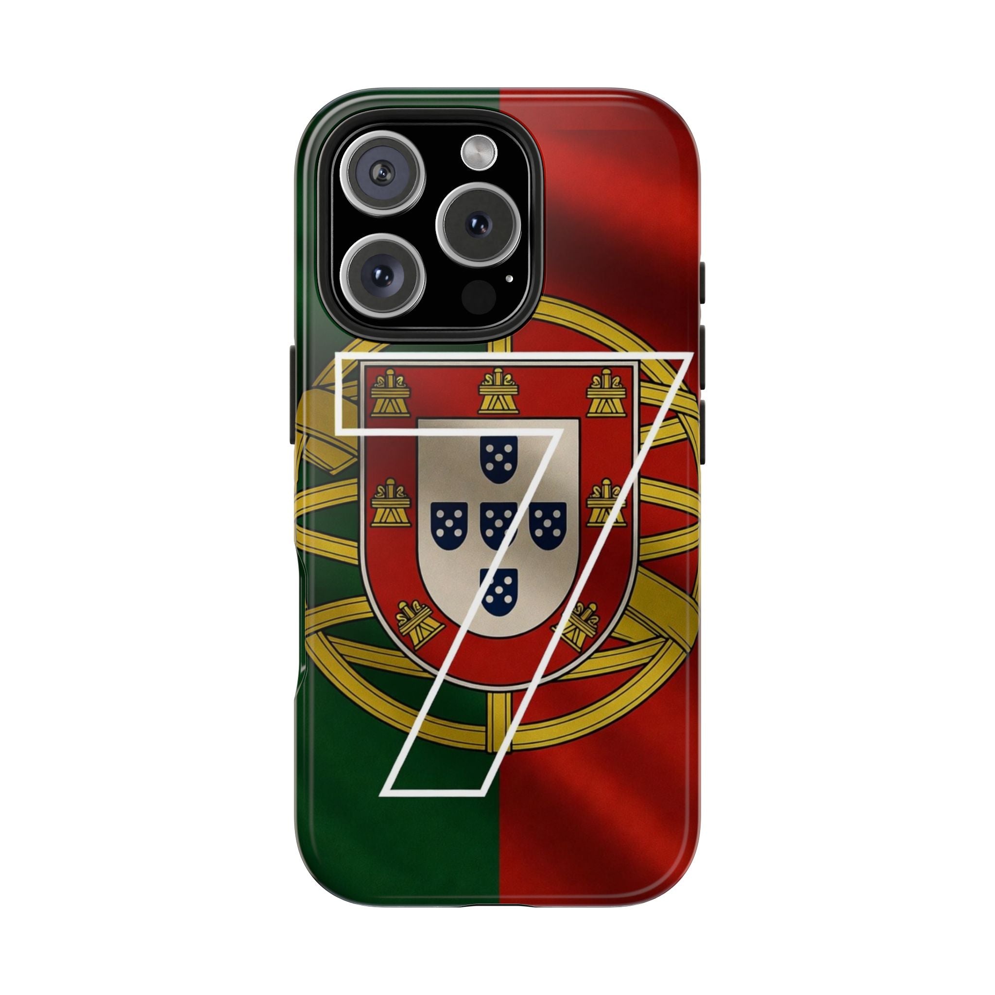 Portugal Flag Number 7 Phone Case