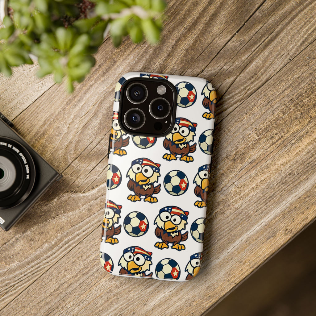 Eagle Soccer Pattern Phone Case