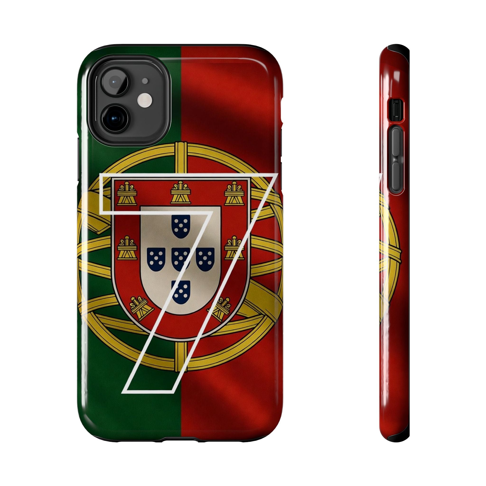 Portugal Flag Number 7 Phone Case