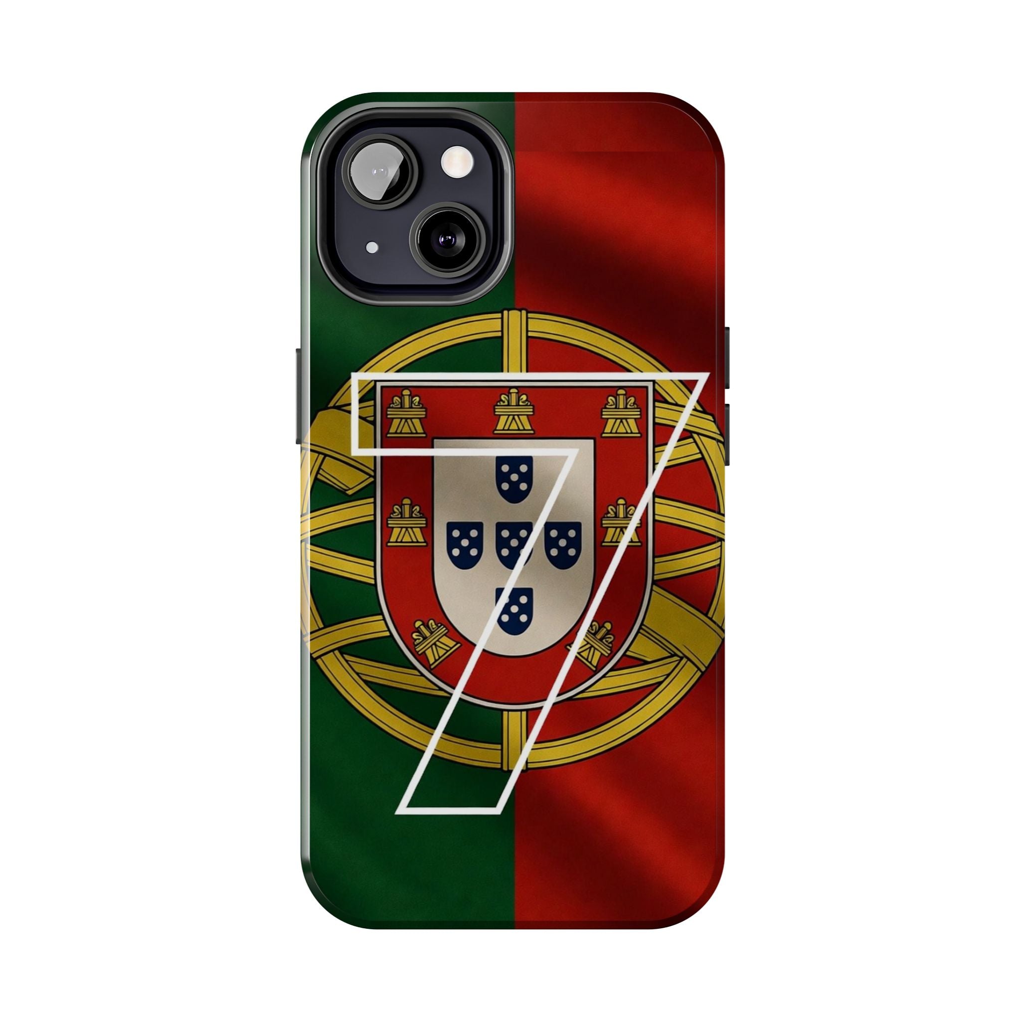 Portugal Flag Number 7 Phone Case