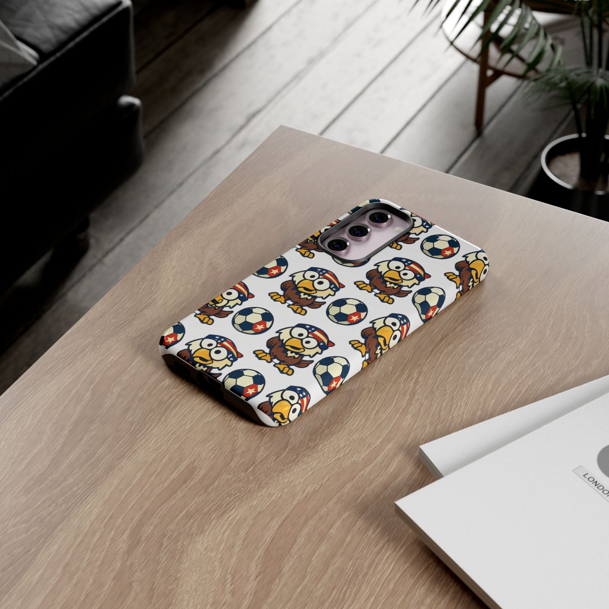 Eagle Soccer Pattern Phone Case