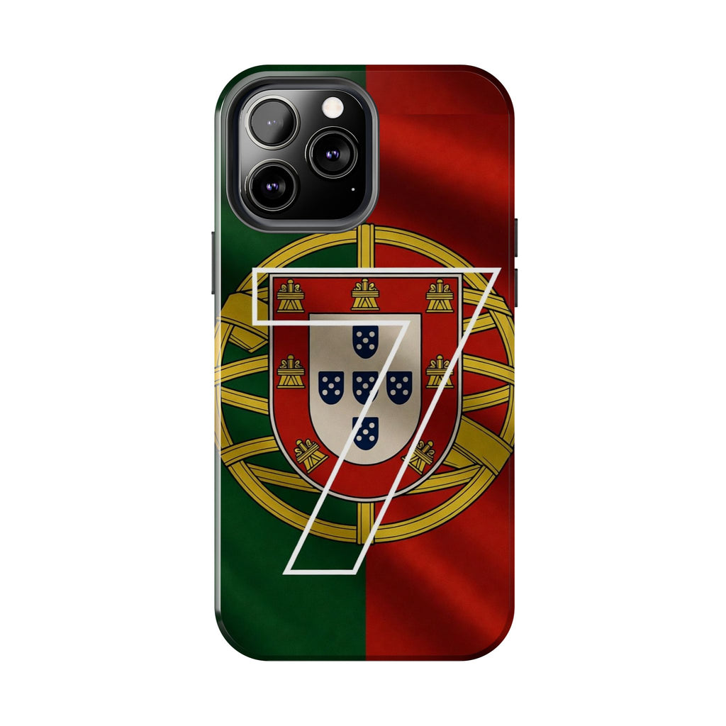 Portugal Flag Number 7 Phone Case
