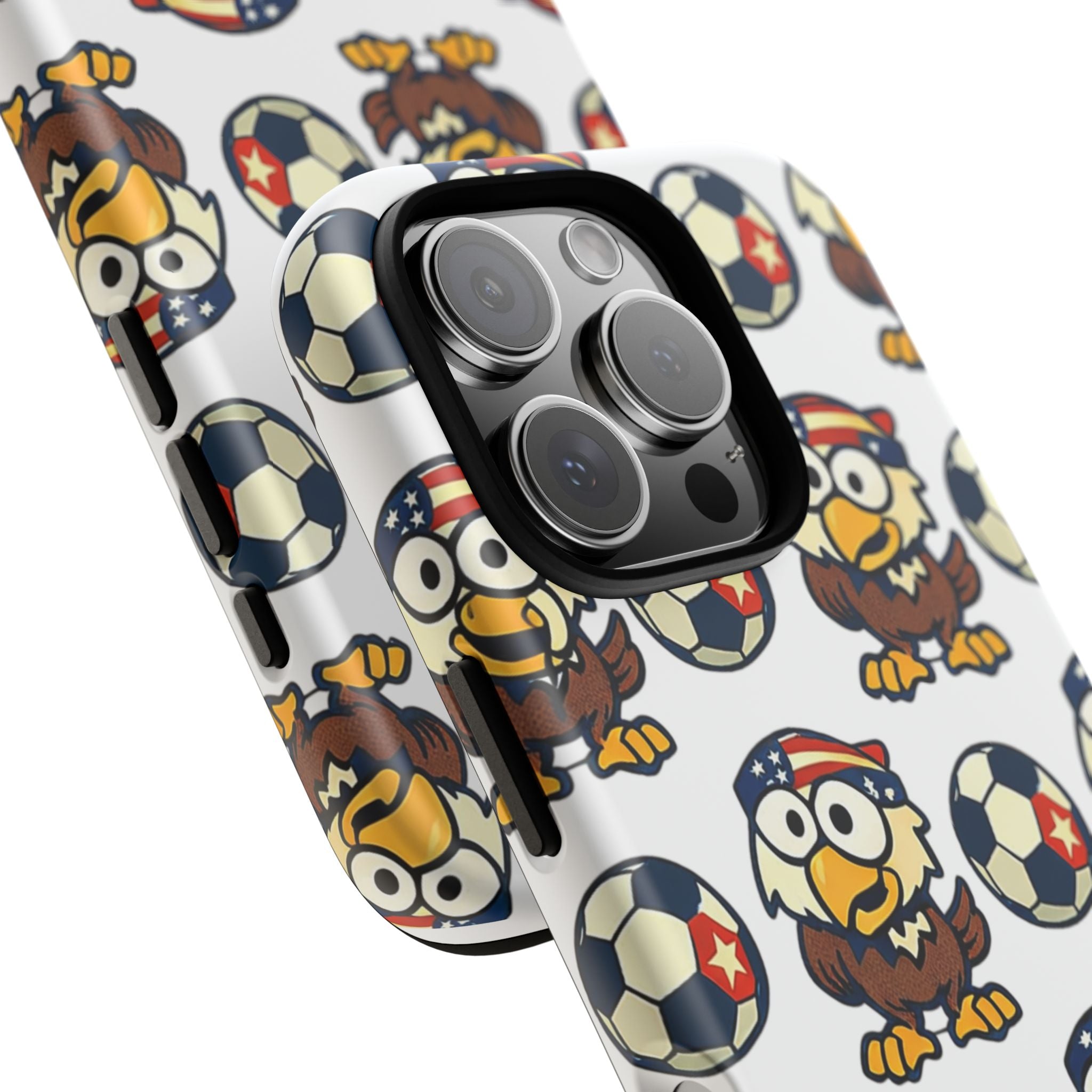 Eagle Soccer Pattern Phone Case