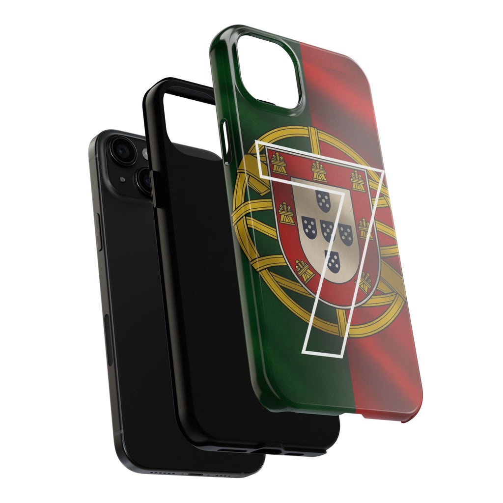 Portugal Flag Number 7 Phone Case