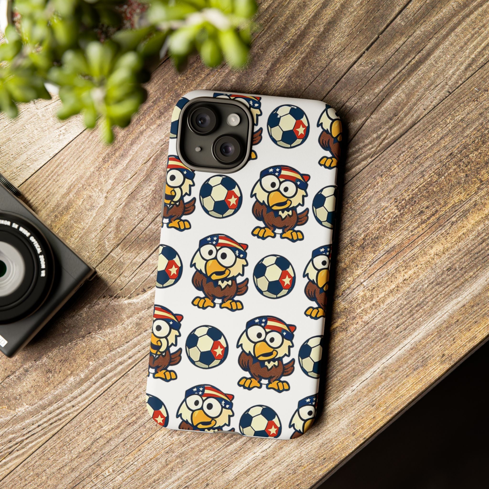Eagle Soccer Pattern Phone Case