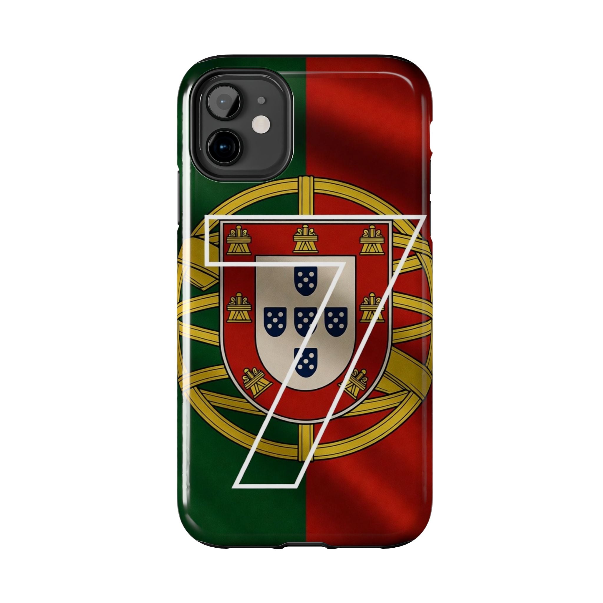 Portugal Flag Number 7 Phone Case