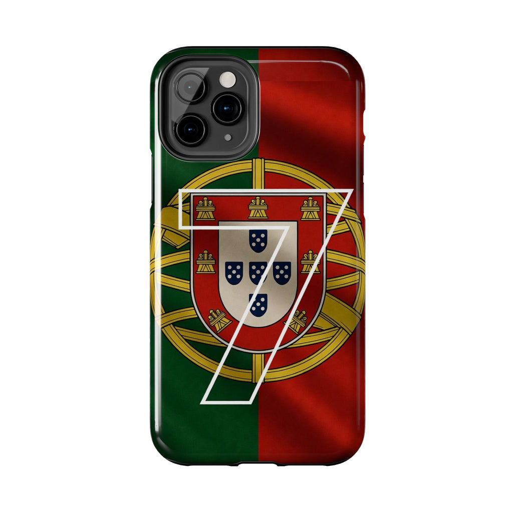 Portugal Flag Number 7 Phone Case