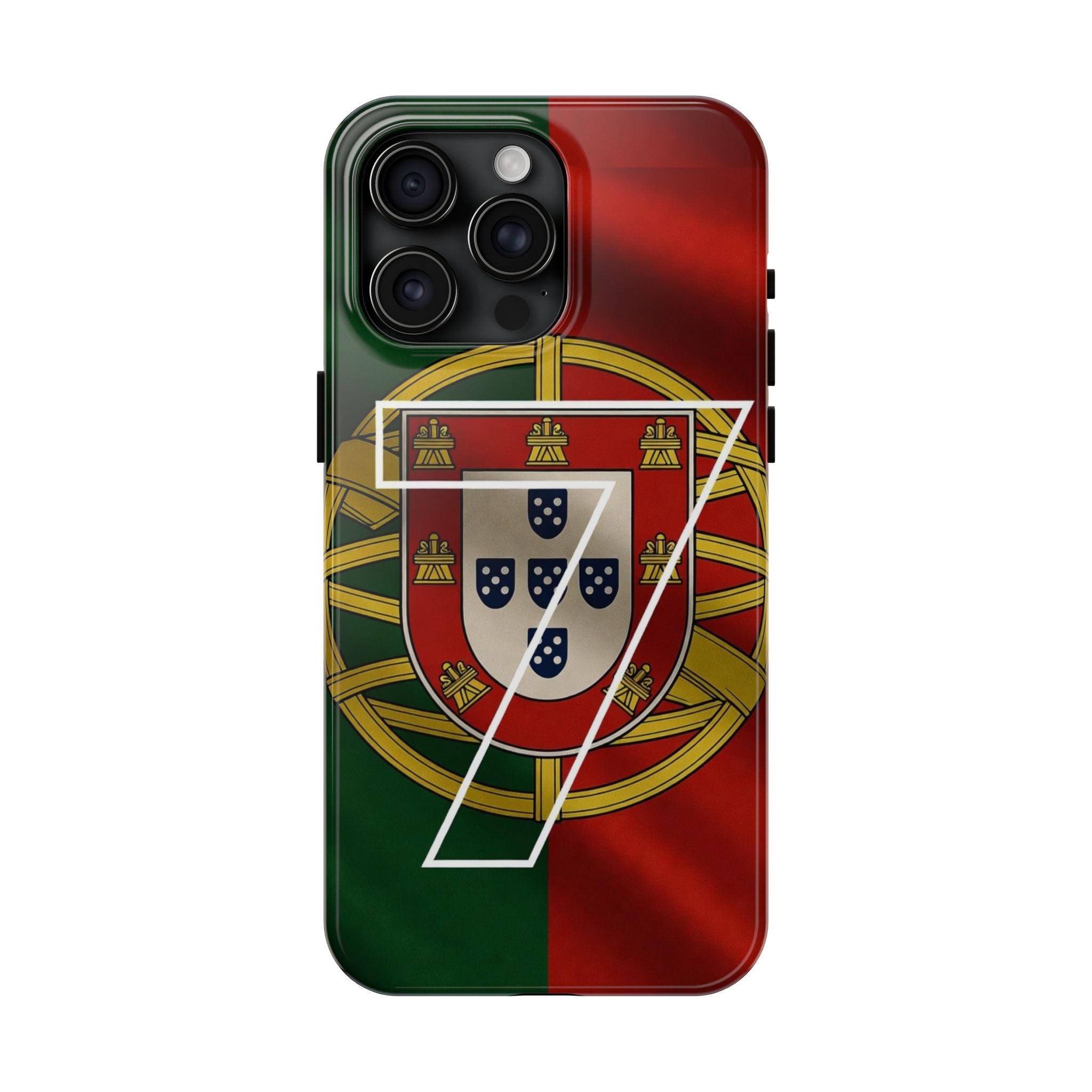 Portugal Flag Number 7 Phone Case