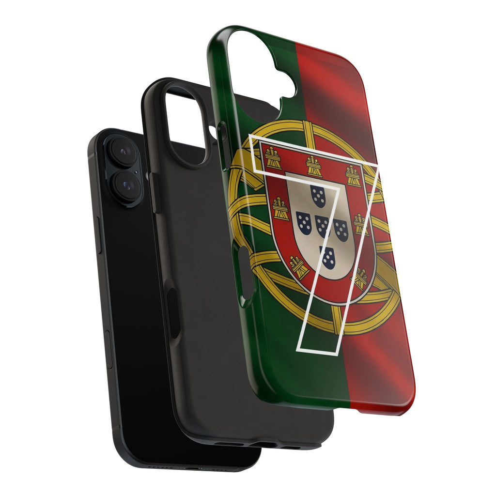 Portugal Flag Number 7 Phone Case