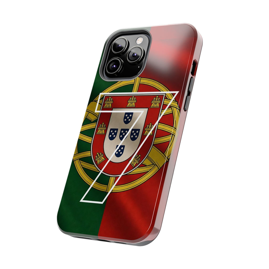 Portugal Flag Number 7 Phone Case