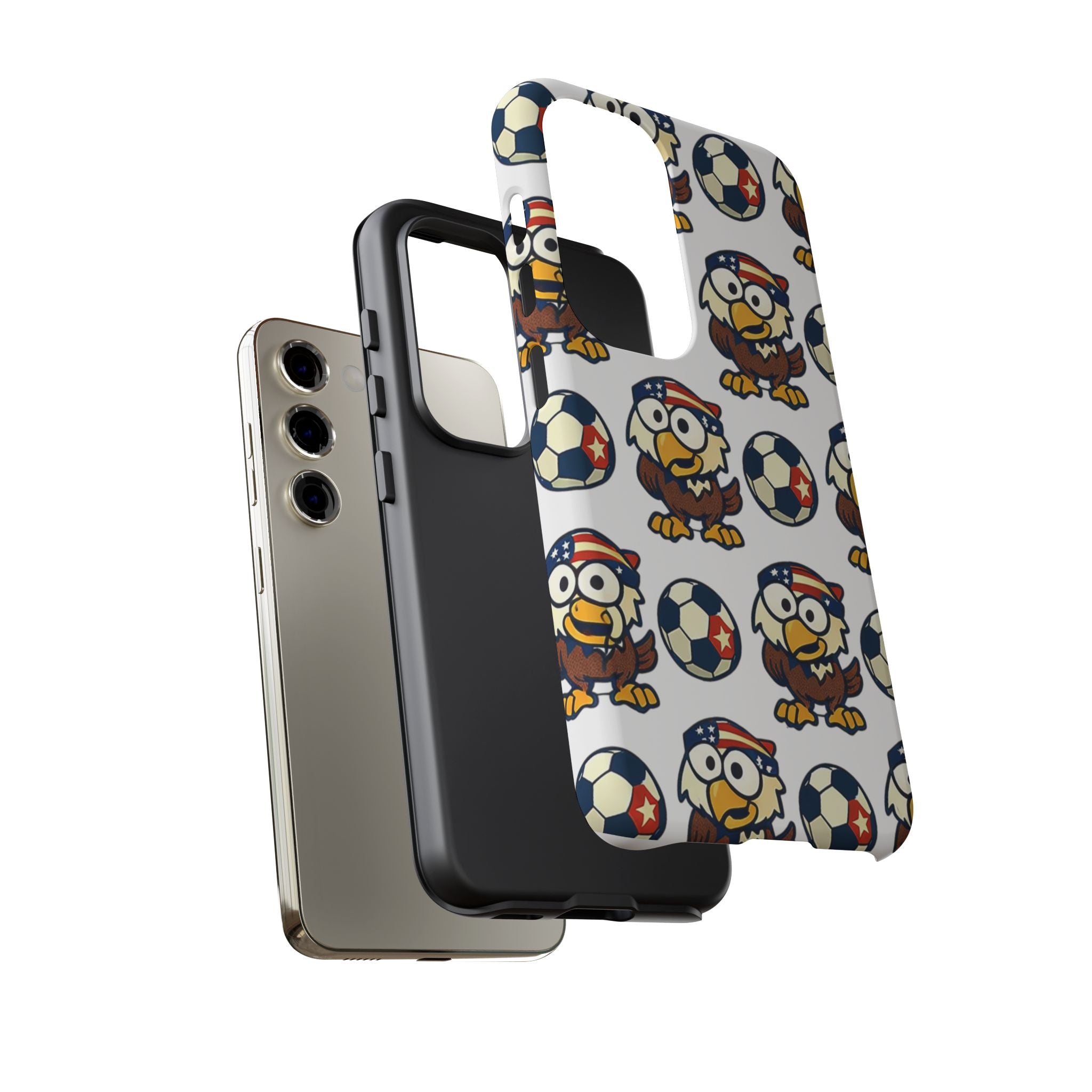 Eagle Soccer Pattern Phone Case