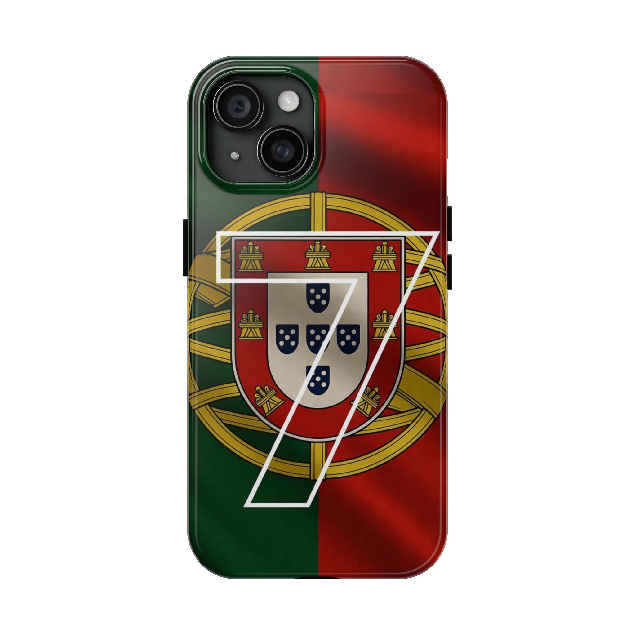Portugal Flag Number 7 Phone Case