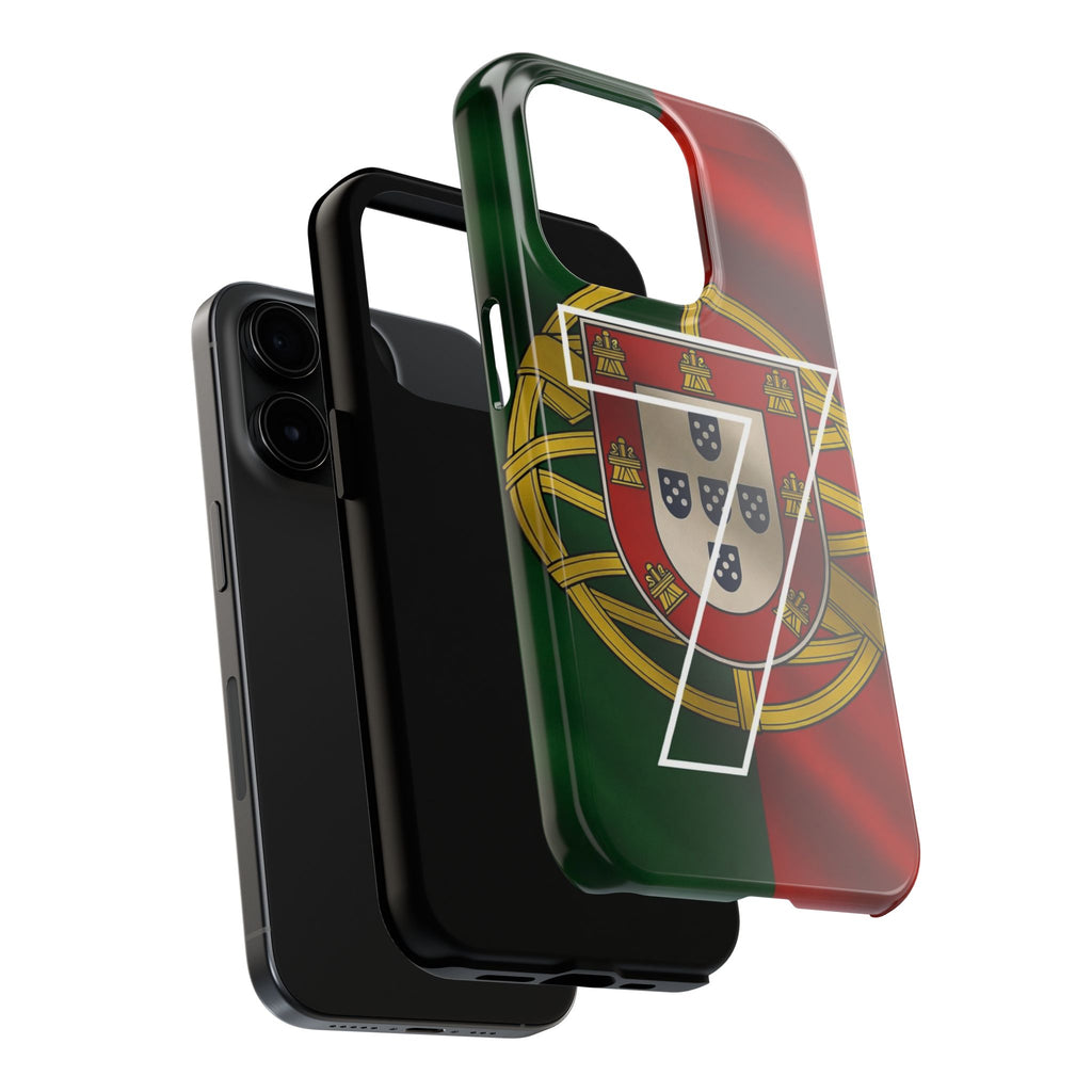 Portugal Flag Number 7 Phone Case