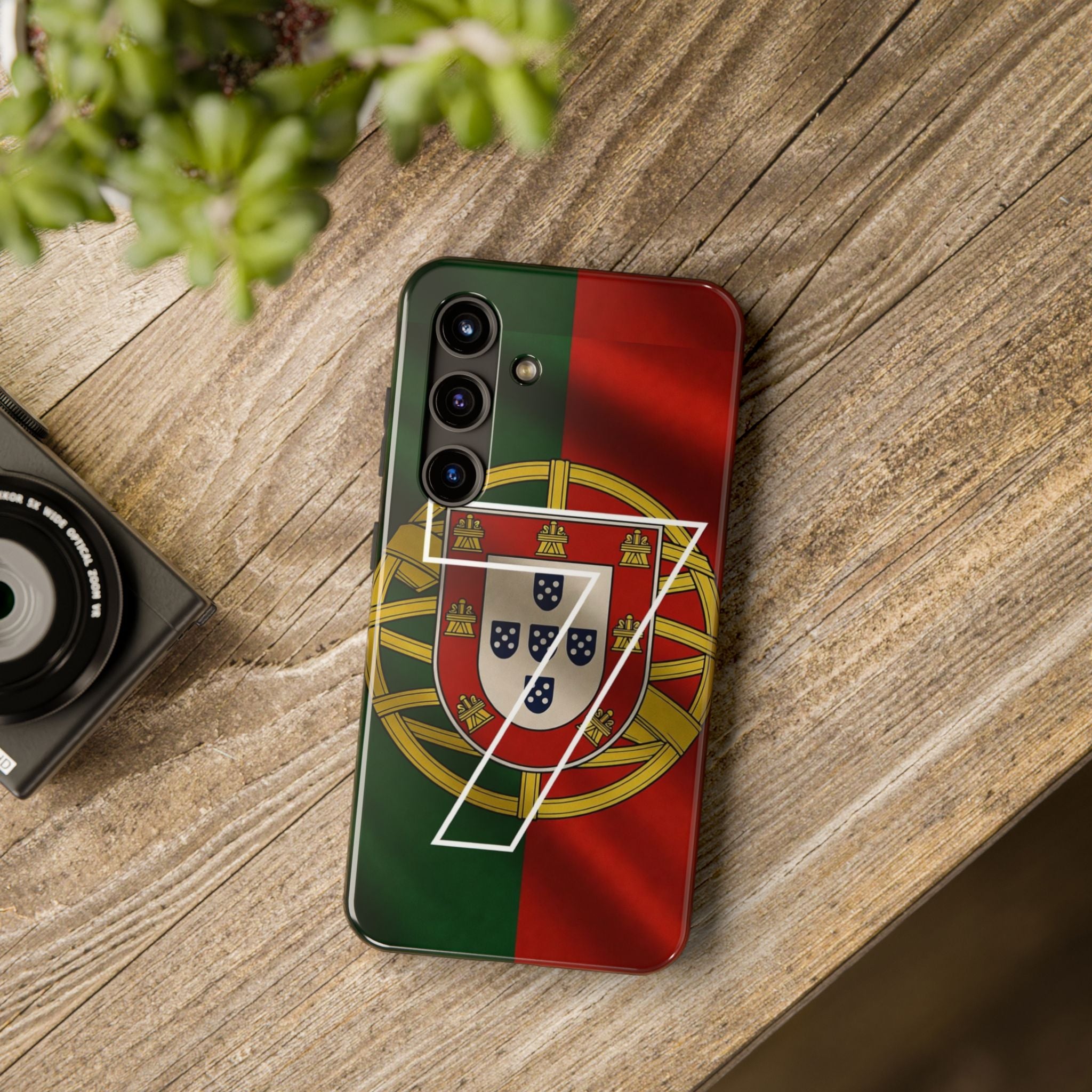 Portugal Flag Number 7 Phone Case