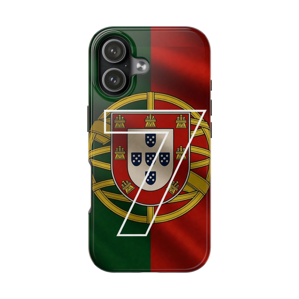 Portugal Flag Number 7 Phone Case
