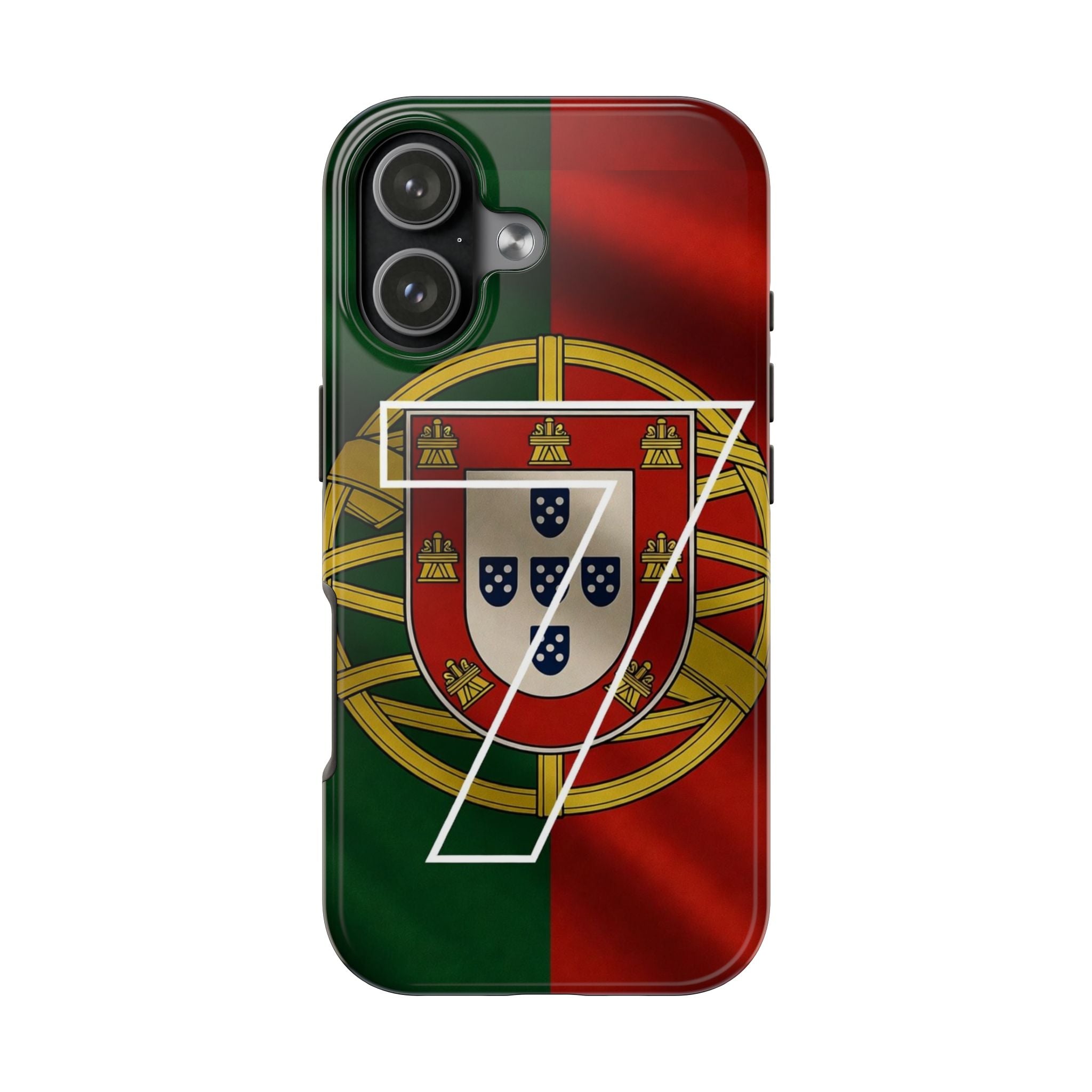 Portugal Flag Number 7 Phone Case