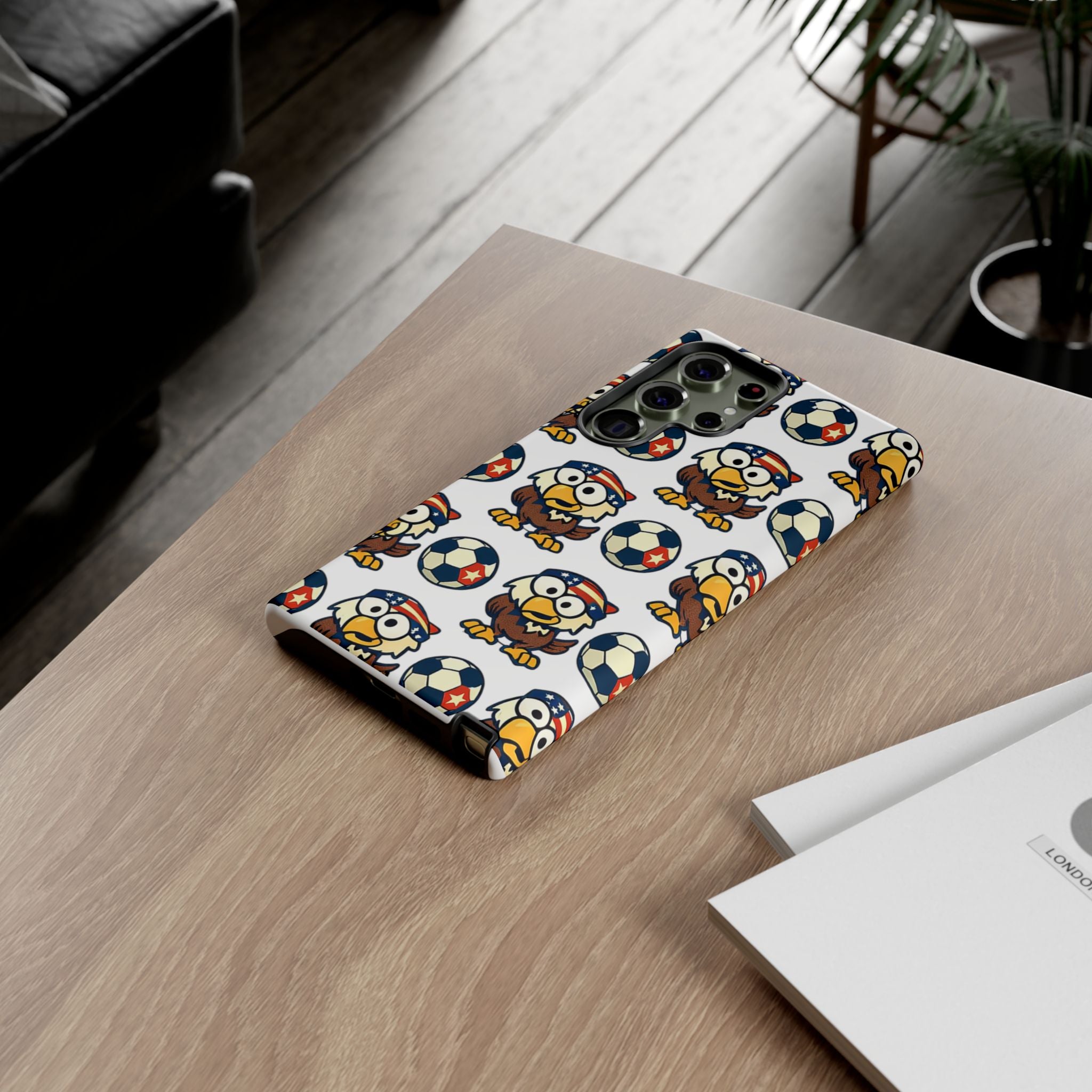 Eagle Soccer Pattern Phone Case