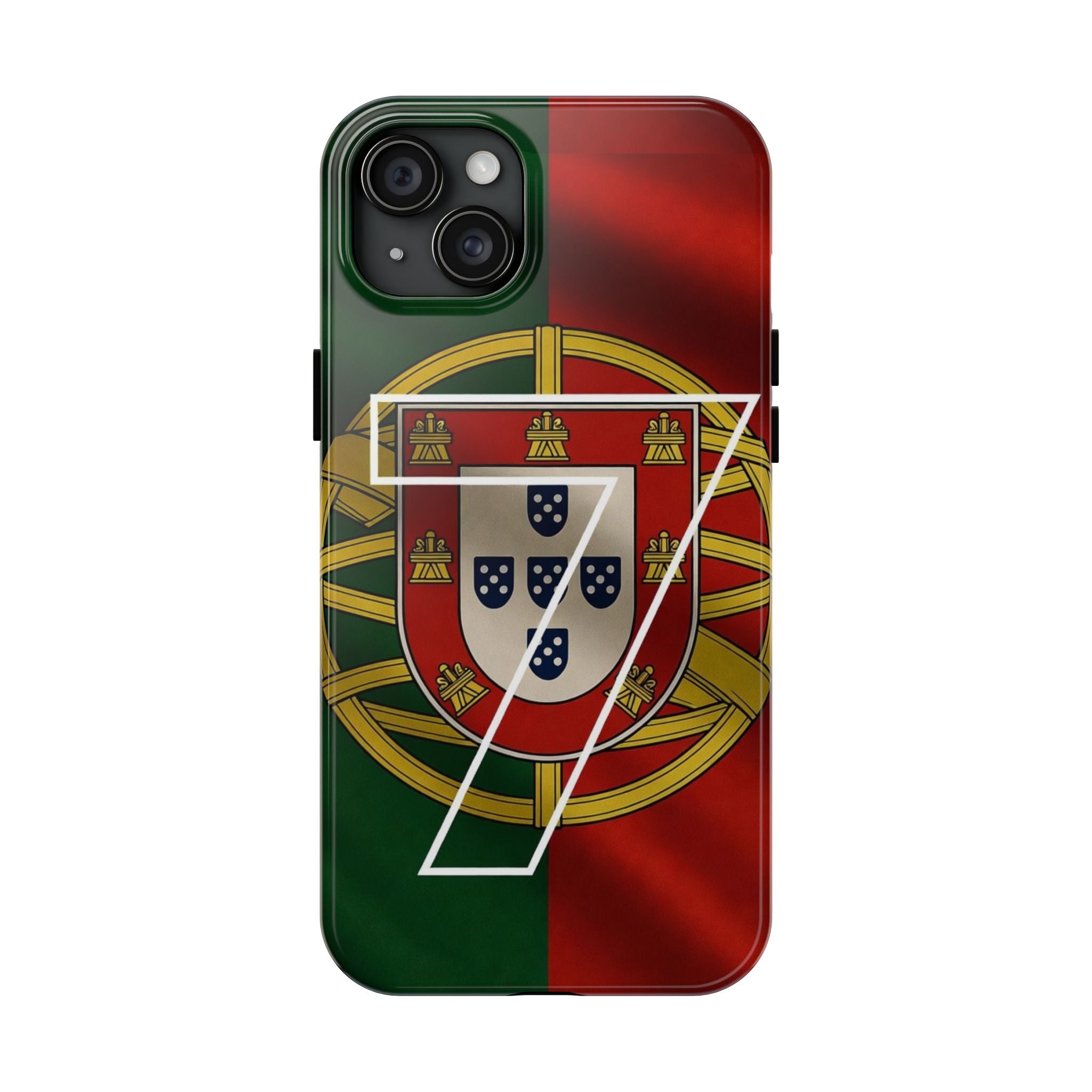 Portugal Flag Number 7 Phone Case