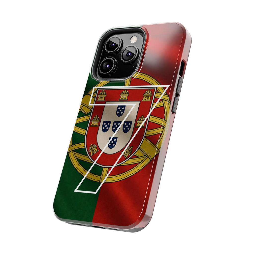 Portugal Flag Number 7 Phone Case