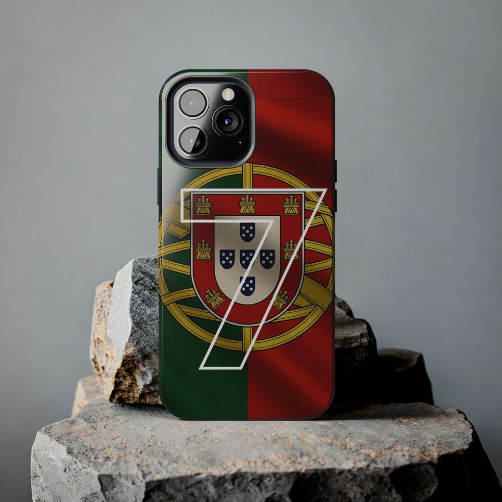Portugal Flag Number 7 Phone Case