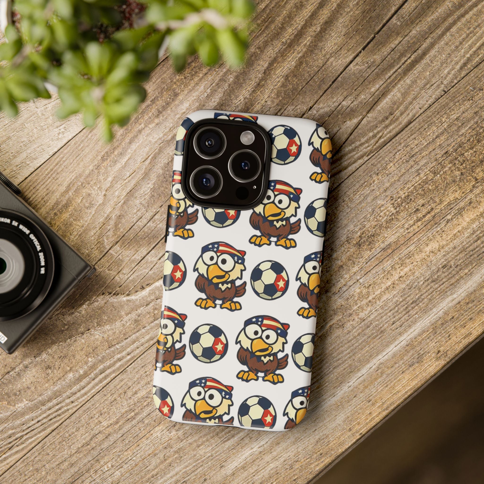 Eagle Soccer Pattern Phone Case