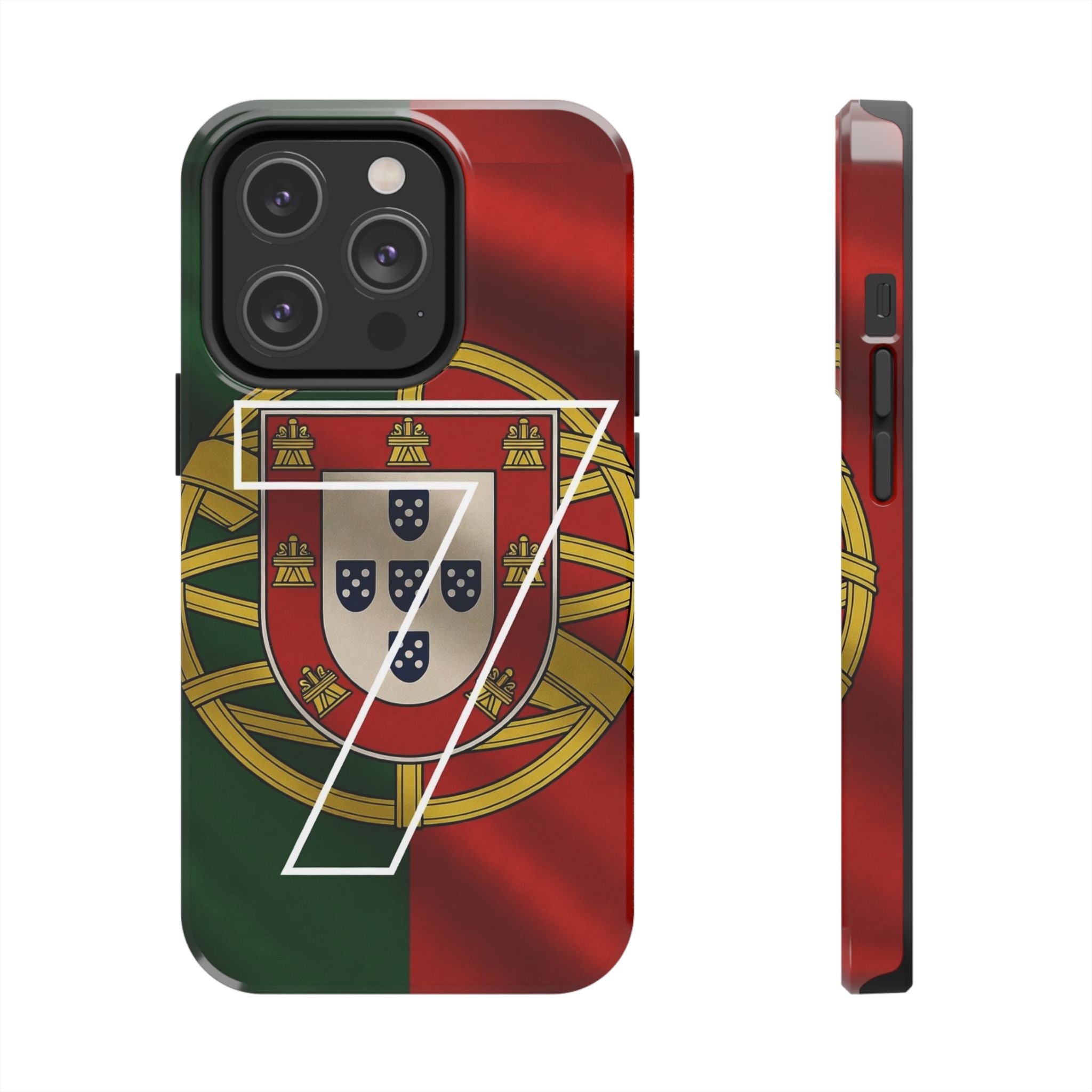 Portugal Flag Number 7 Phone Case