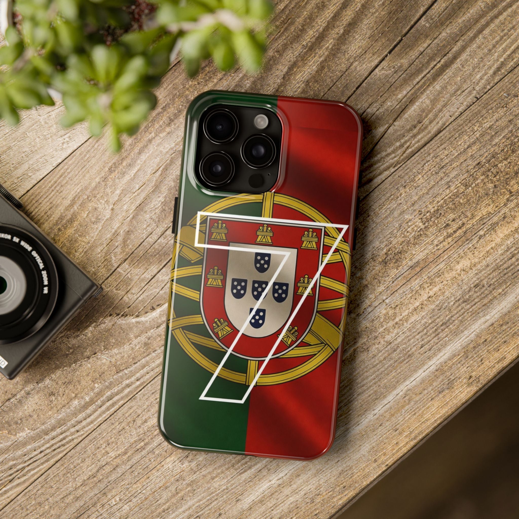 Portugal Flag Number 7 Phone Case