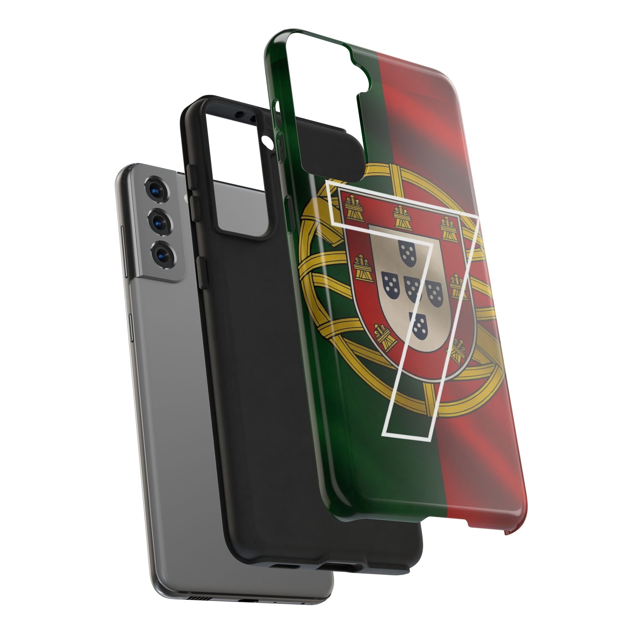 Portugal Flag Number 7 Phone Case