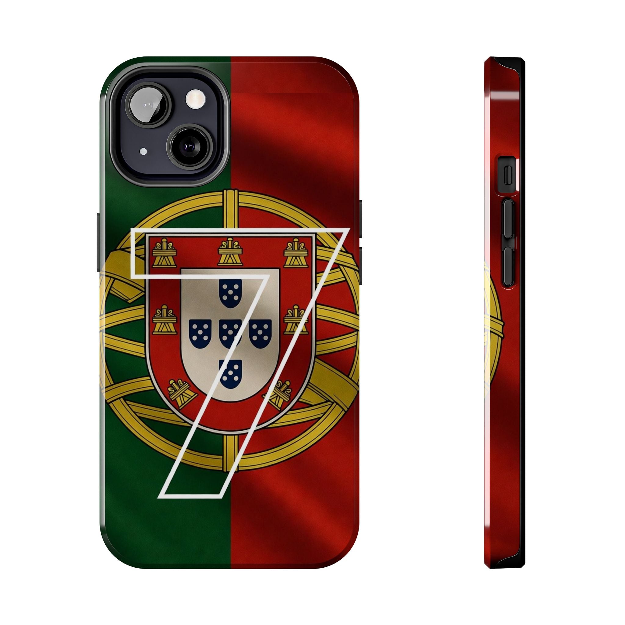 Portugal Flag Number 7 Phone Case